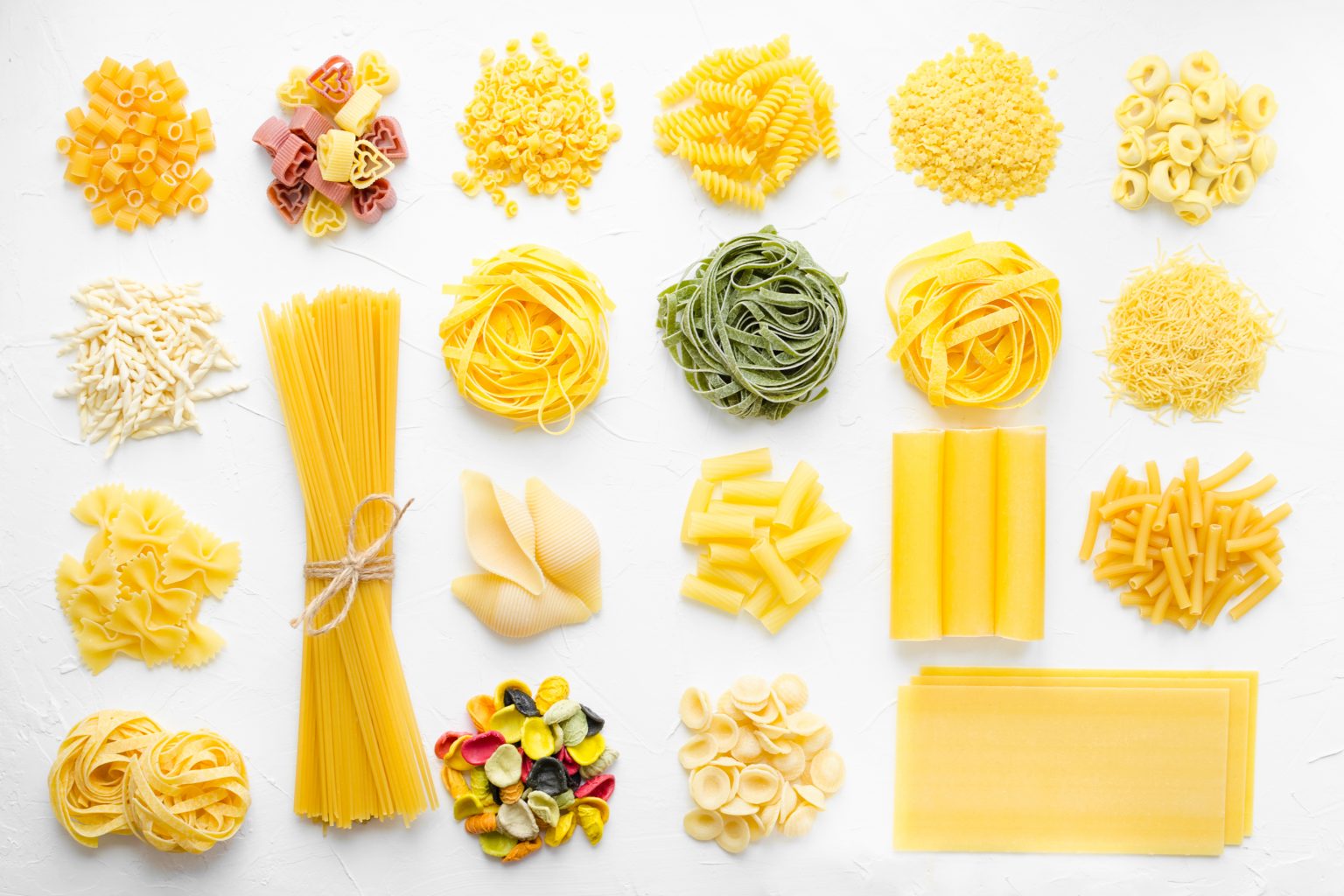 Variety Of Types And Shapes Of Italian Pasta Vetenskap Och H lsa