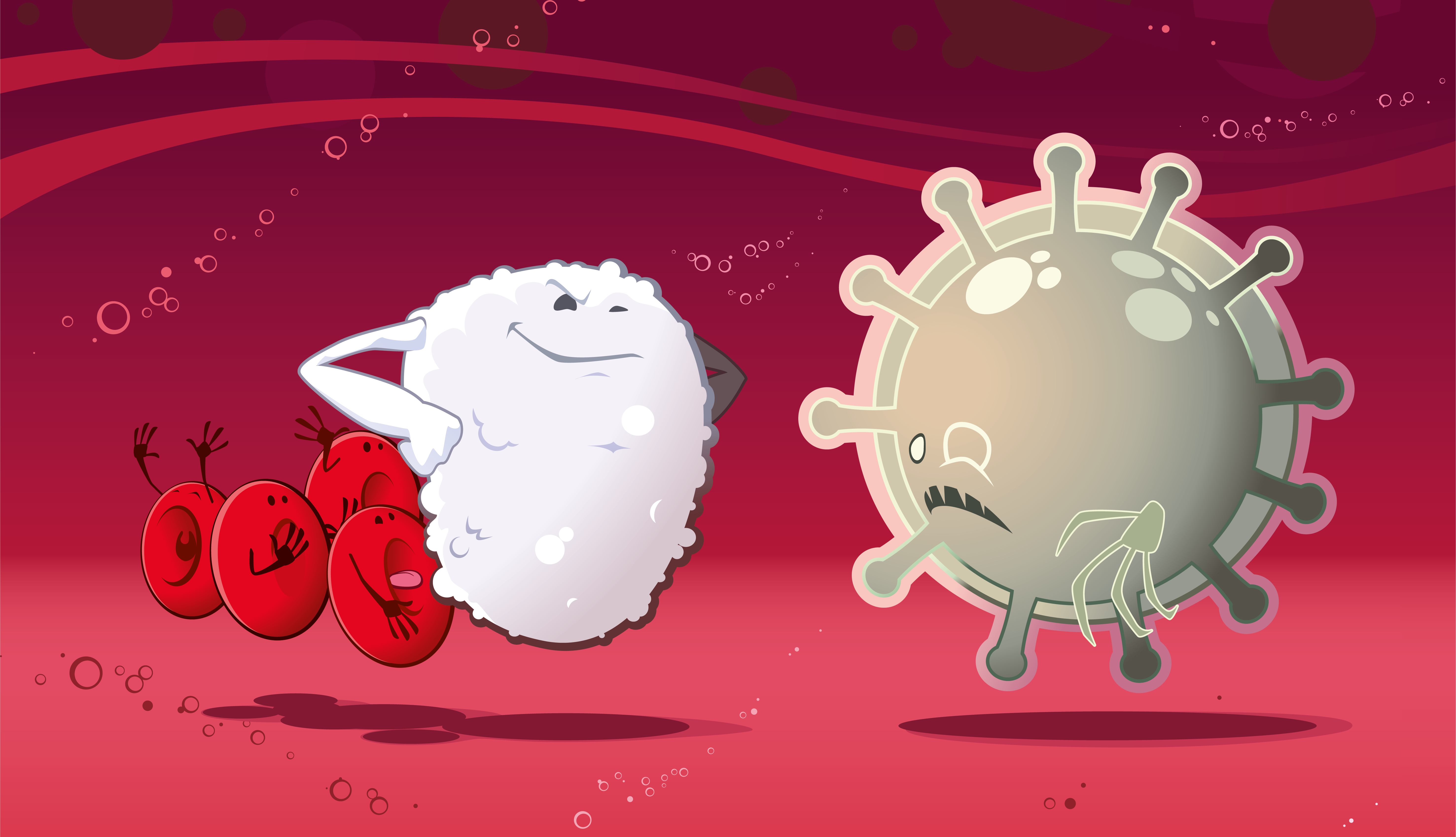 С вирусами справимся. Лейкоциты и фагоциты. Вирусы и иммунитет. Иммунитет против вирусов. Иммунитет против микробов.